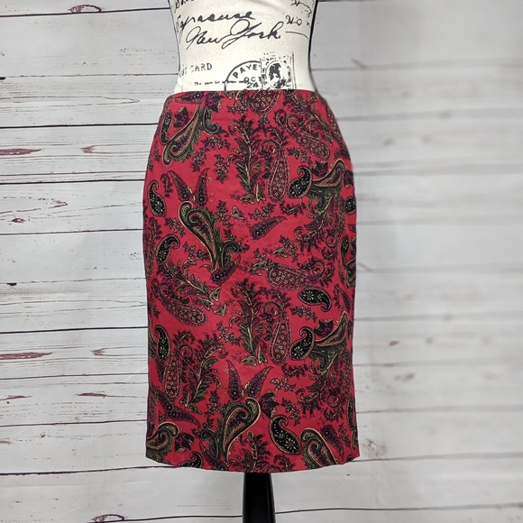 Talbots Dresses & Skirts - Talbots Paisley Pencil Skirt